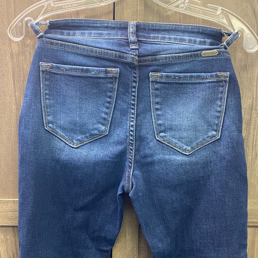 Kancan Signature Distressed Blue Jeans Mid-rise Ankle Skinny Women’s Size 26 - Picture 10 of 14